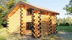 chalet en bois habitable 100m2 en rondin