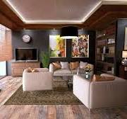 intérieur moderne et chaleureux