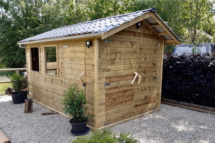 abris chalet bois habitable