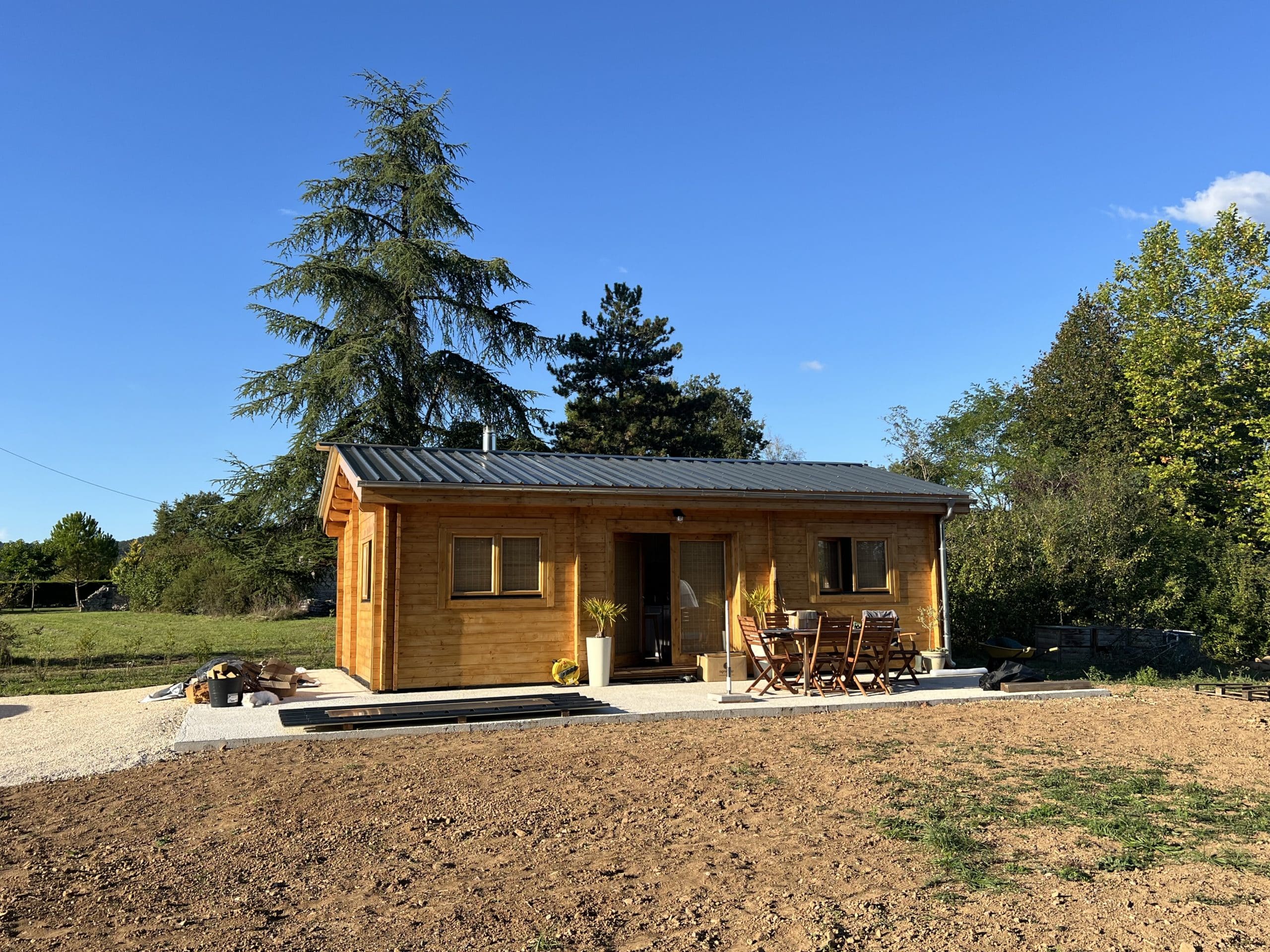 chalet en bois habitable 20m2