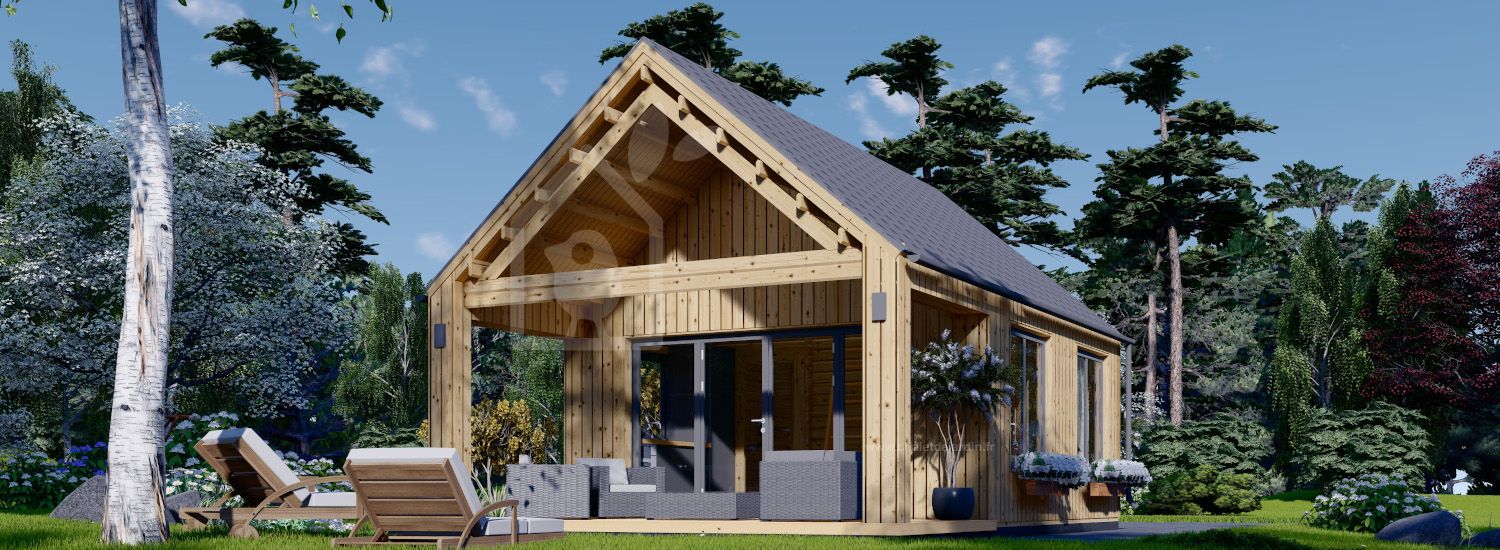 chalet en bois kit habitable