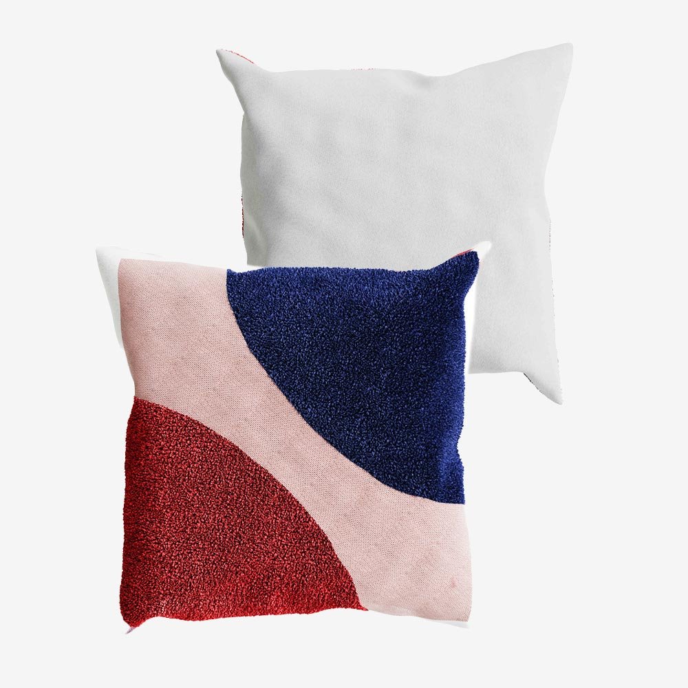 coussin design contemporain