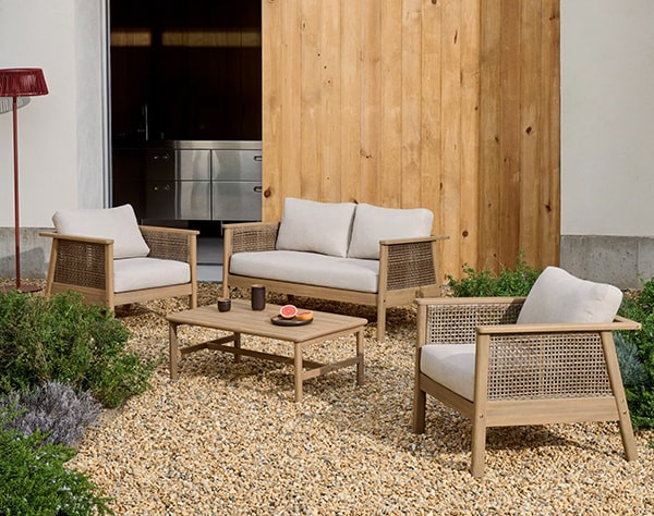 mobilier de jardin haut de gamme contemporain
