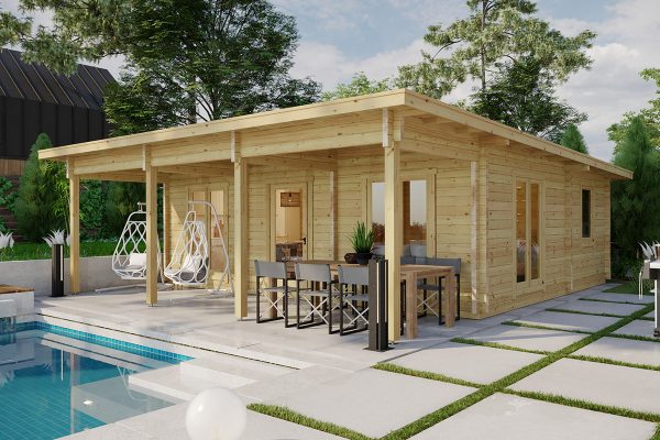 chalet bois 20m2 habitable