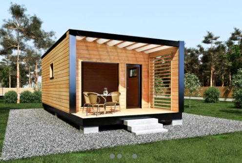 chalet bois habitable 25m2