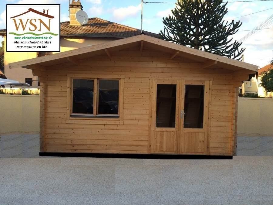 chalet en bois en kit 20m2