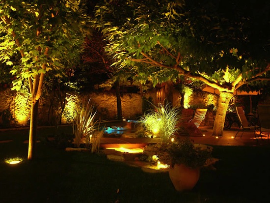 eclairage jardin led